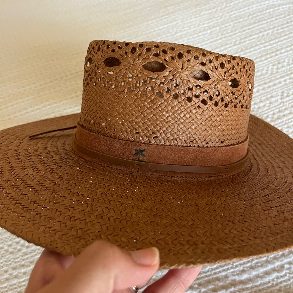 Hemlock Hat Co. Women’s Phoenix Boater Hat in Rust - Picture 6 of 8